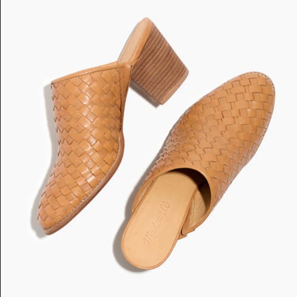 Madewell Harper Mule in Woven Leather